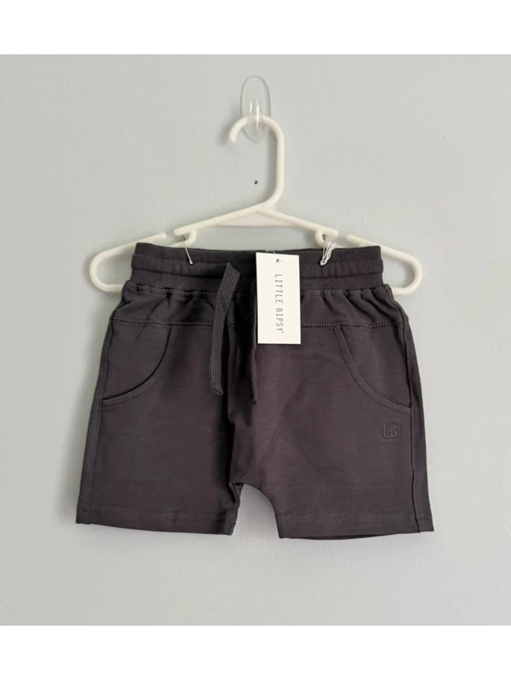 Little Bipsy Harem Shorts Iron 12-18M NWT Boys Jogger Short